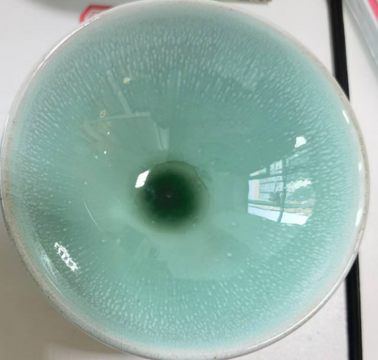 Cerámica Jian con textura de hielo crujiente